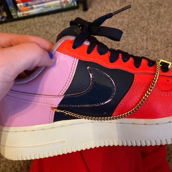 Nike Air Force 1 ‘07 Cuban Link Shoes Womens size 8 - Picture 6 of 7